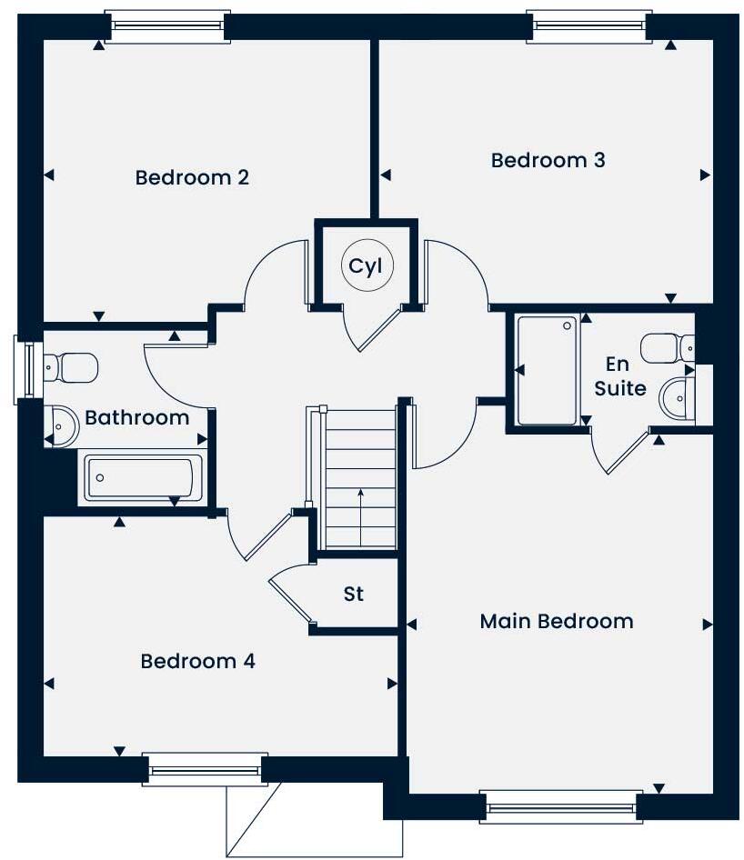 The Ridgeway, 
Potton, 
Bedfordshire,
SG19 2PS floorplan