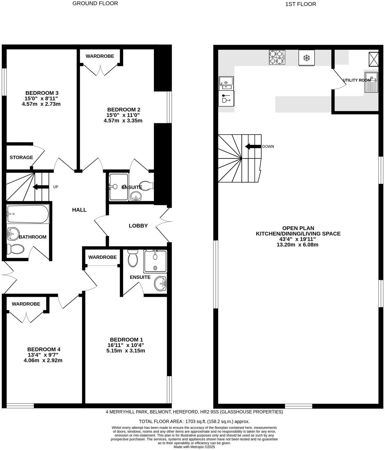 Merryhill Park, Belmont, Hereford floorplan