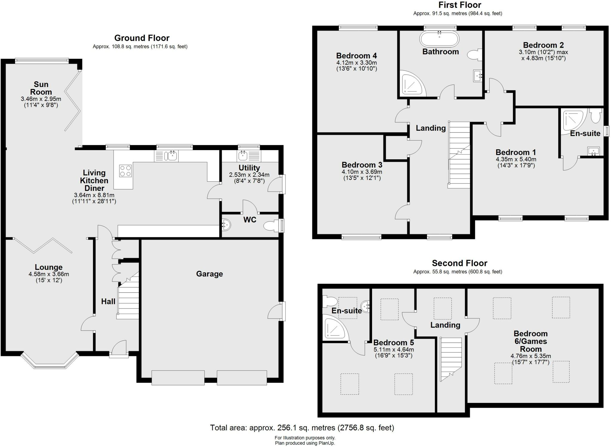 Park View Mews, Branston floorplan