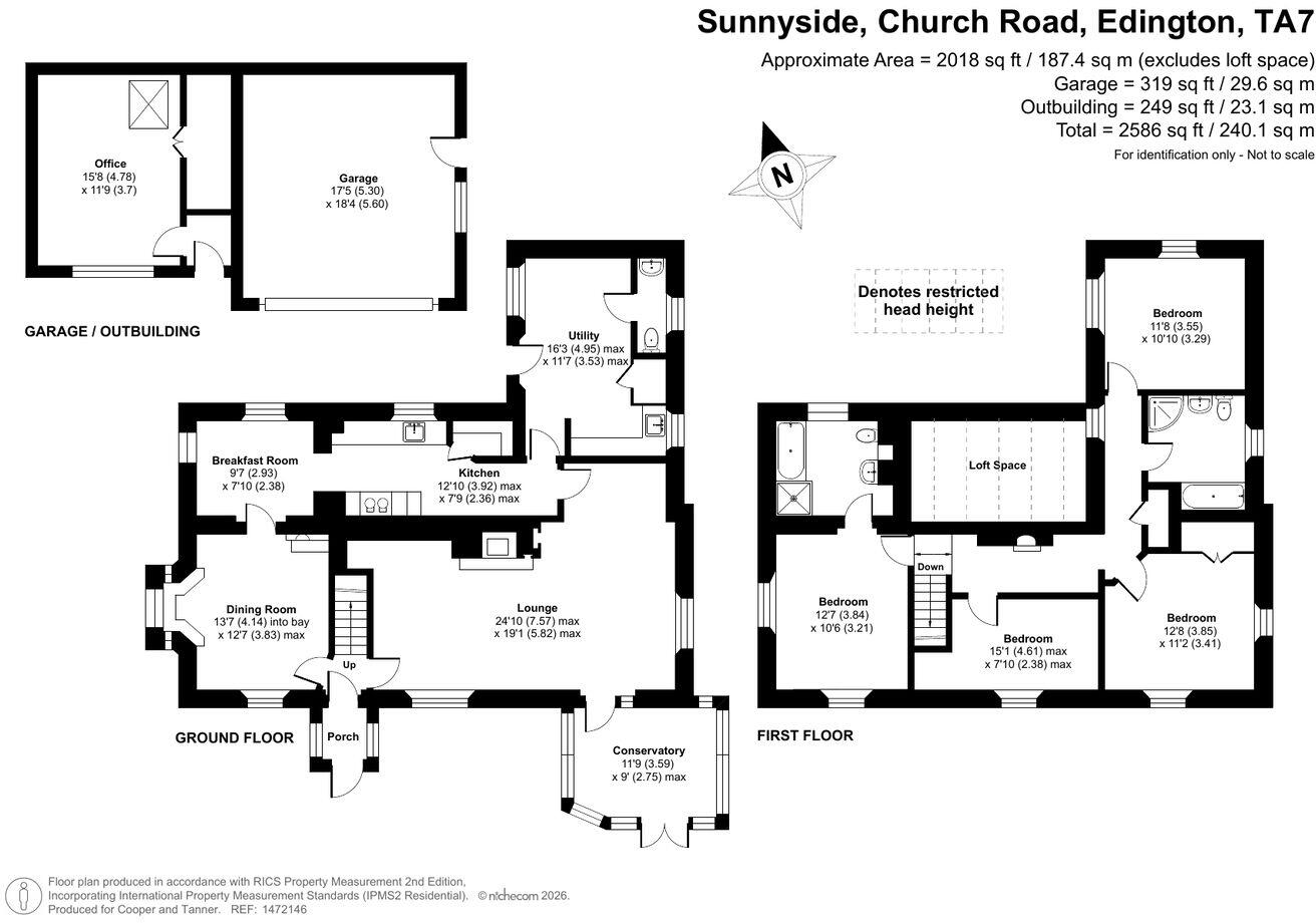 Church Road, Edington, TA7 floorplan