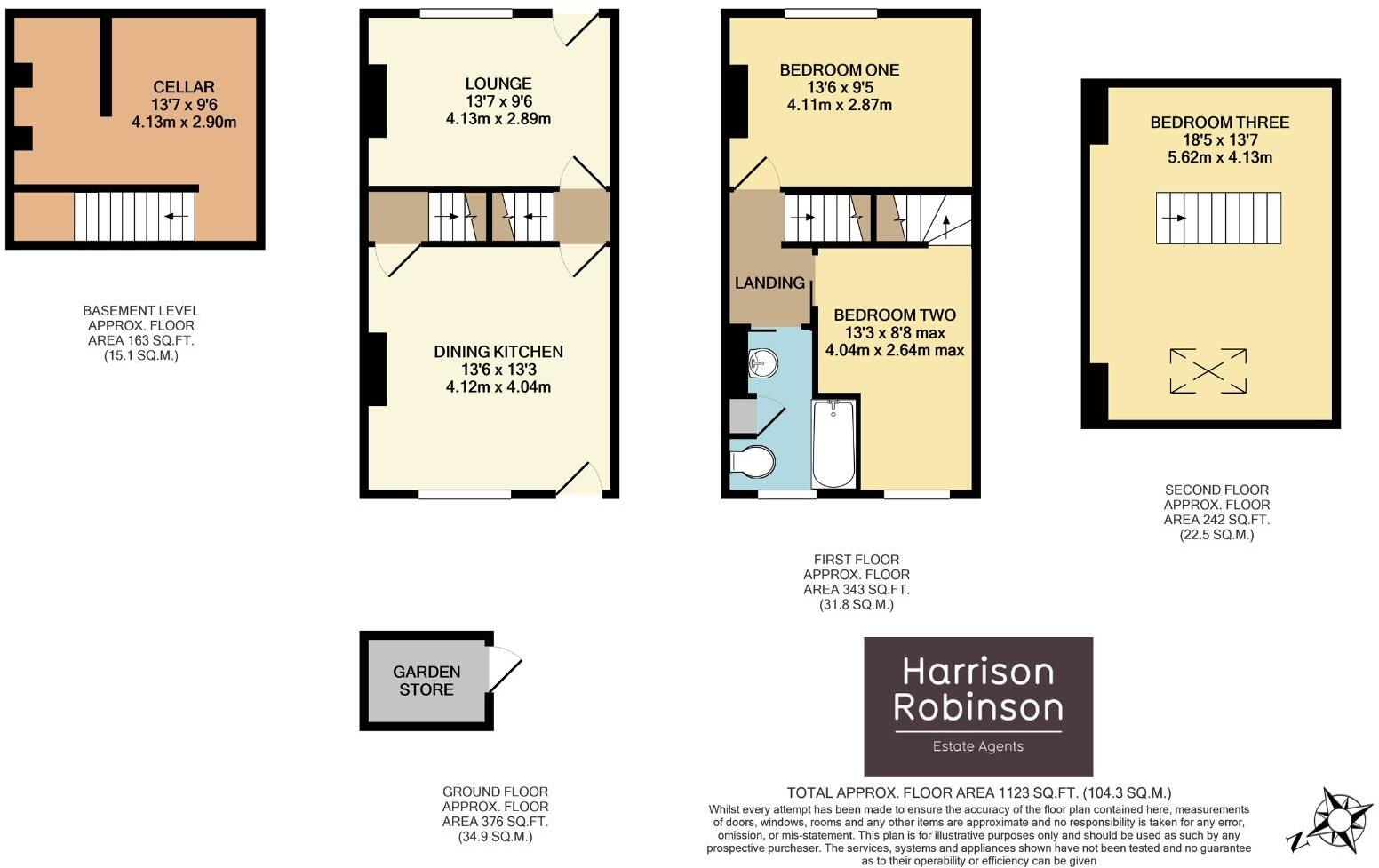 North Parade, Burley in Wharfedale floorplan