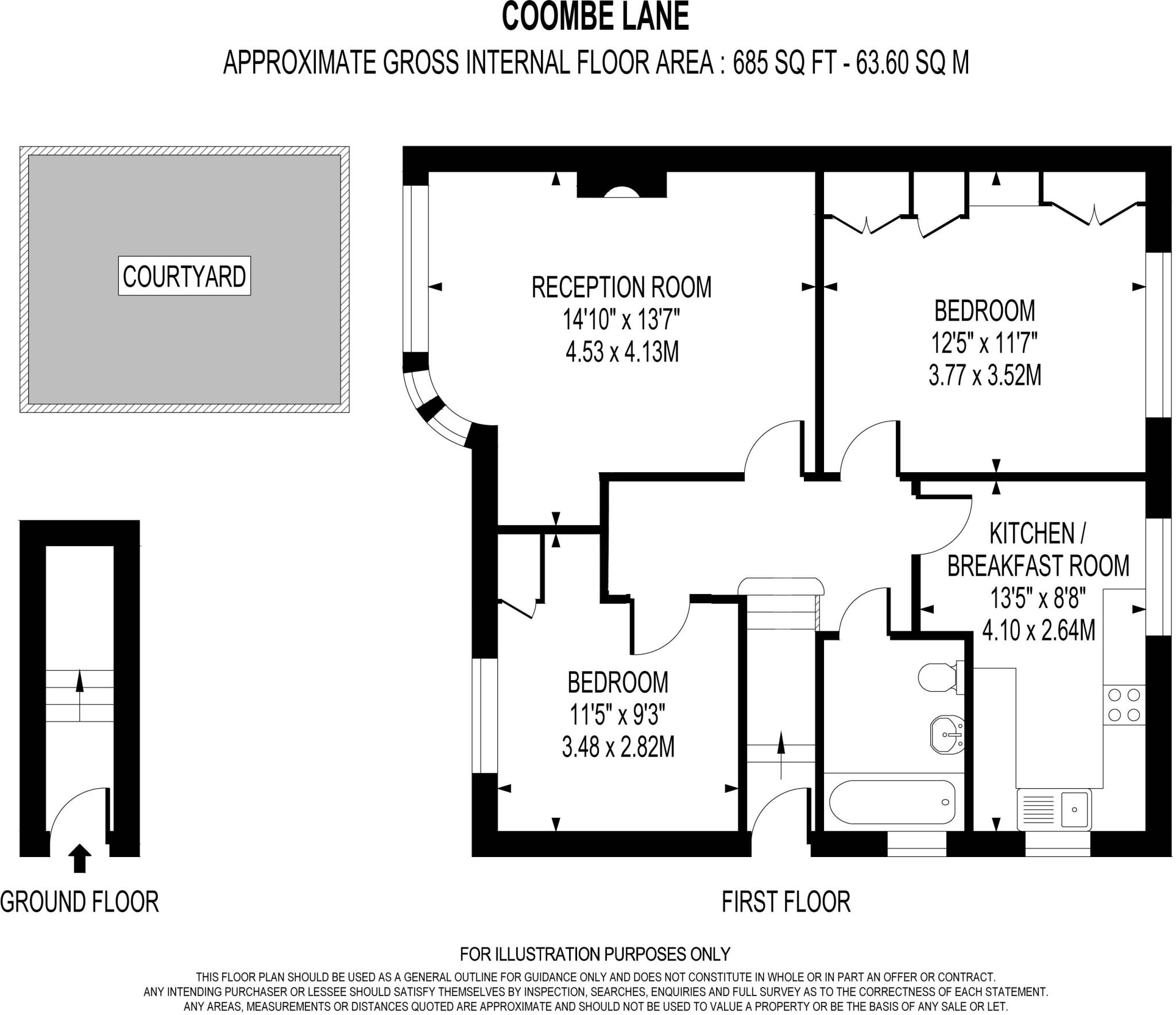 Coombe Lane, SW20 floorplan
