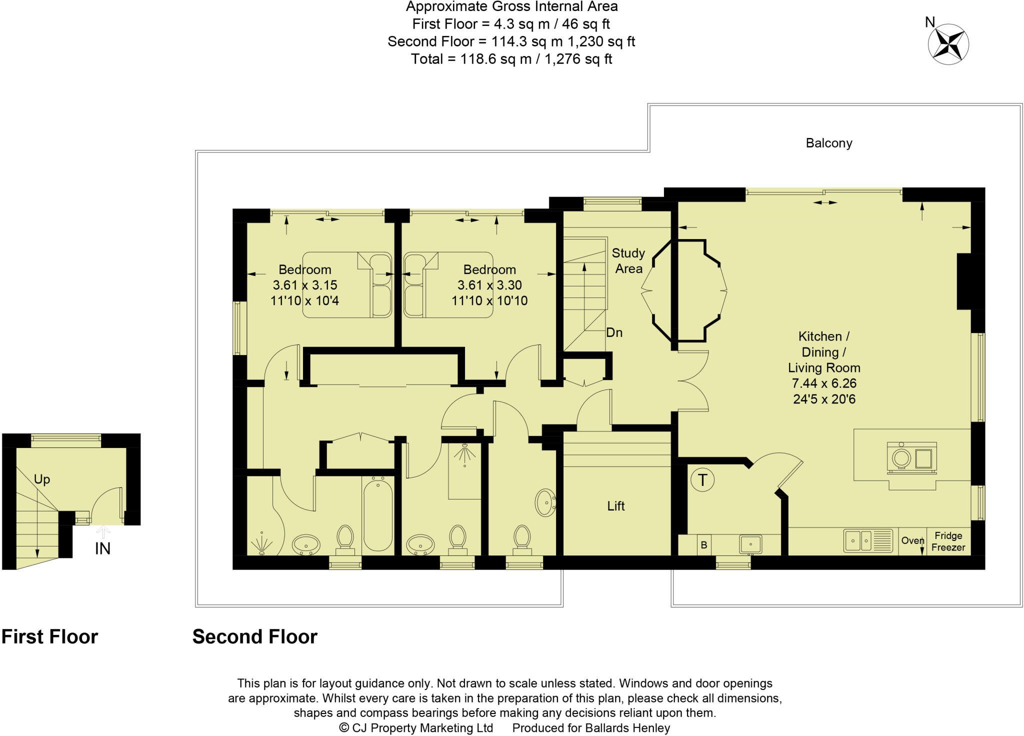 Meadow Road, Henley-on-Thames, Oxfordshire, RG9 floorplan