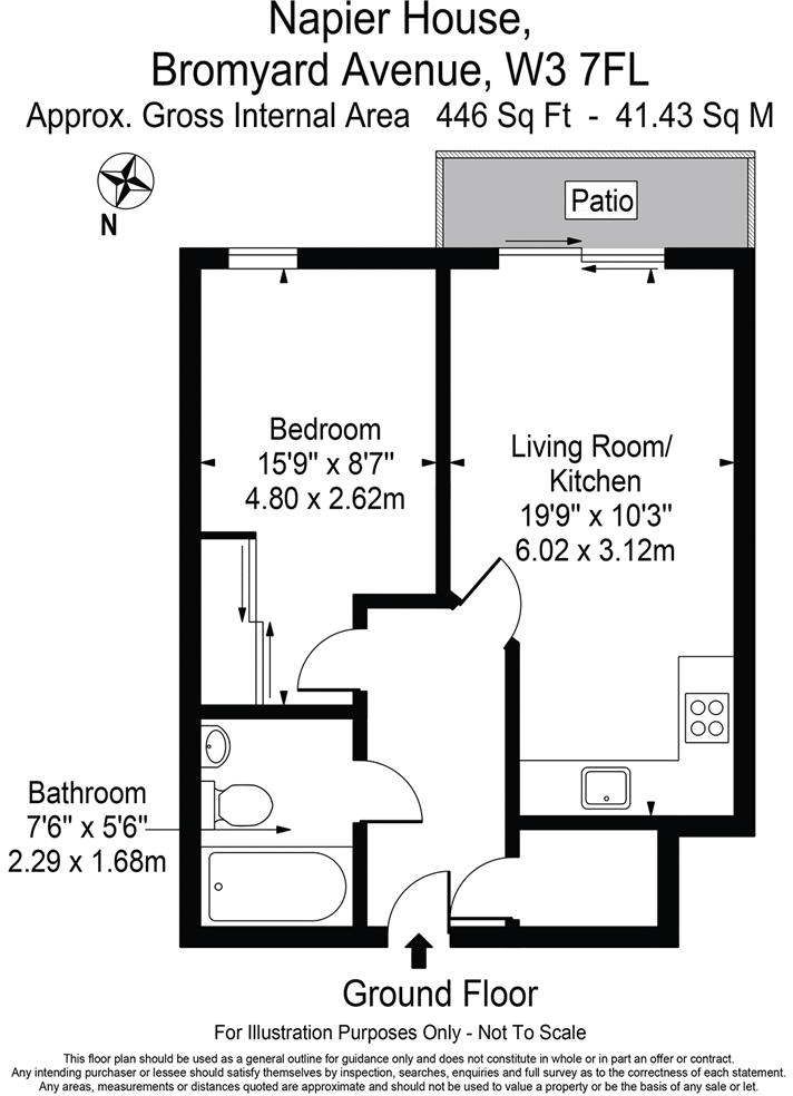 Bromyard Avenue, London floorplan