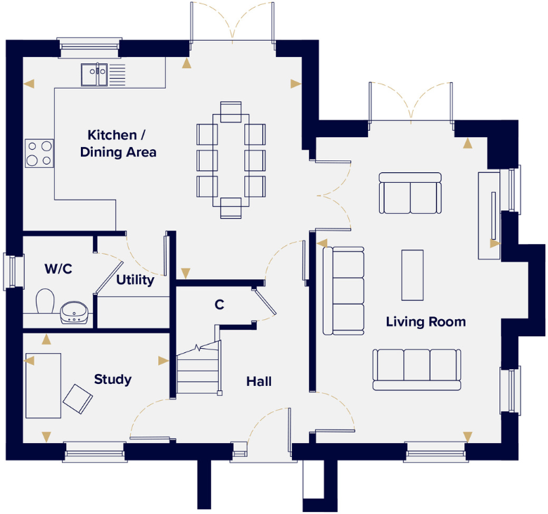 Hopkins Homes at Beaulieu,
Beaulieu,
Chelmsford,
CM1 6FU floorplan