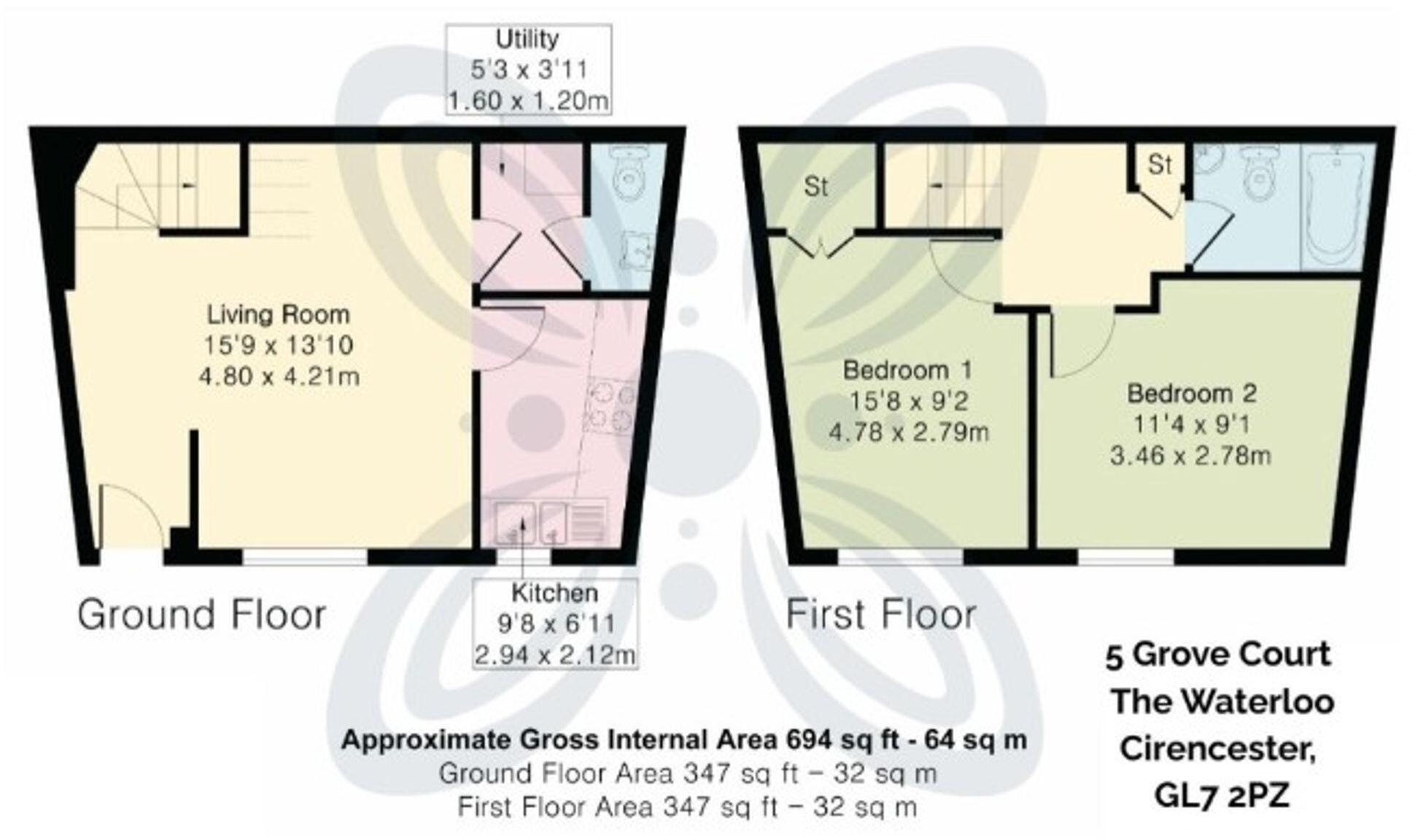 The Waterloo, Cirencester, GL7 floorplan