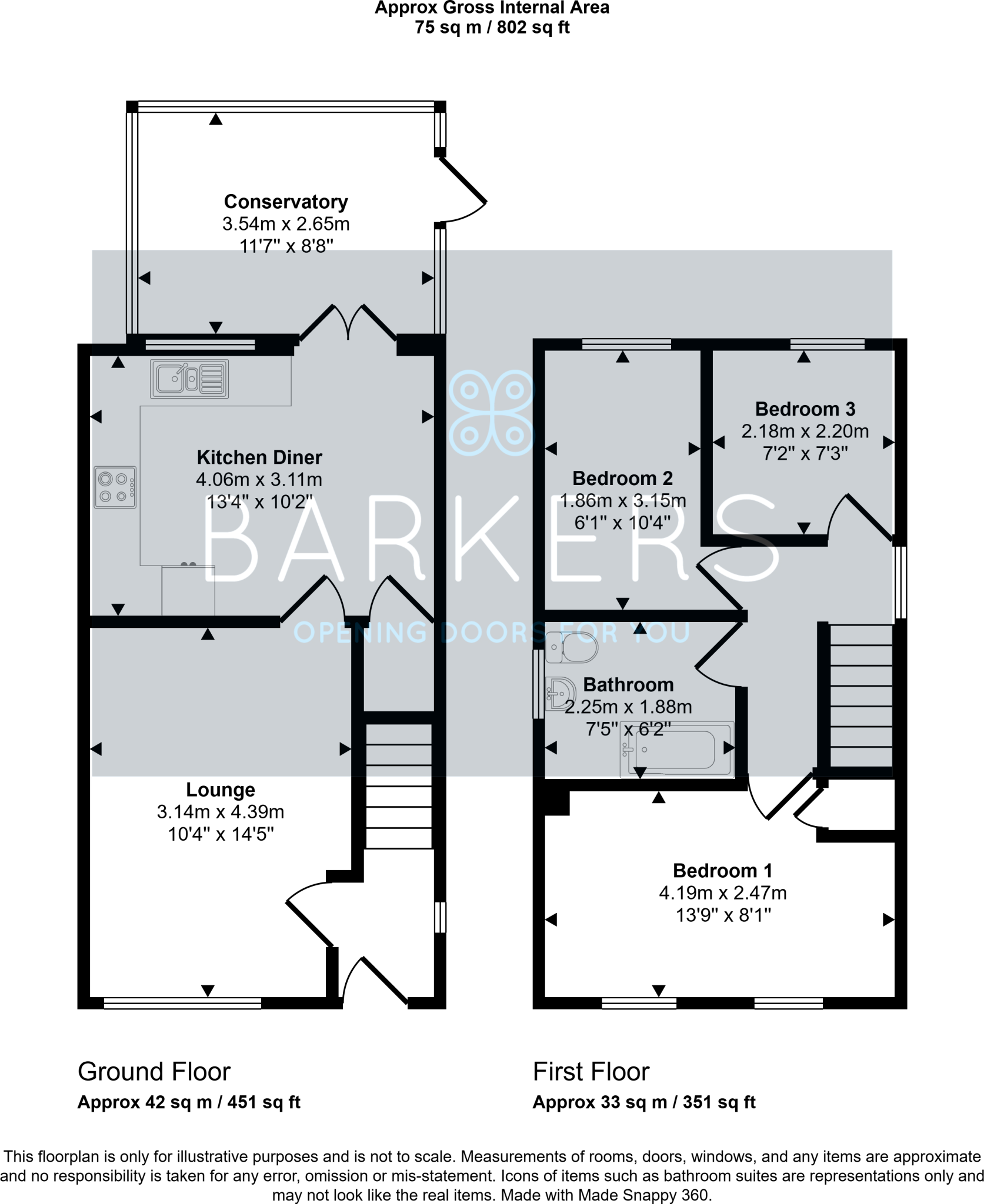 Western Avenue, Birstall, Batley floorplan