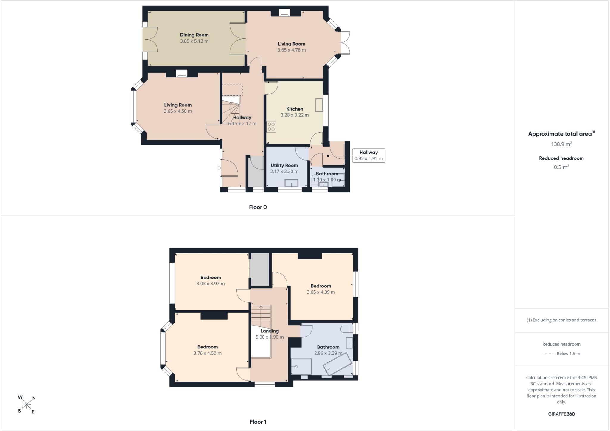 Ash Grove, Whitchurch, Cardiff, CF14 floorplan