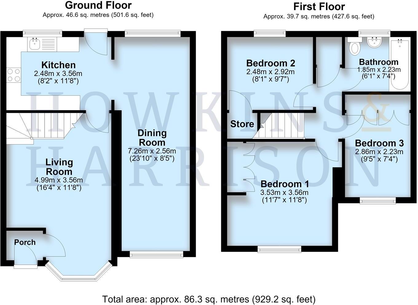 Denstone Close, Ashby-De-La-Zouch, LE65 floorplan