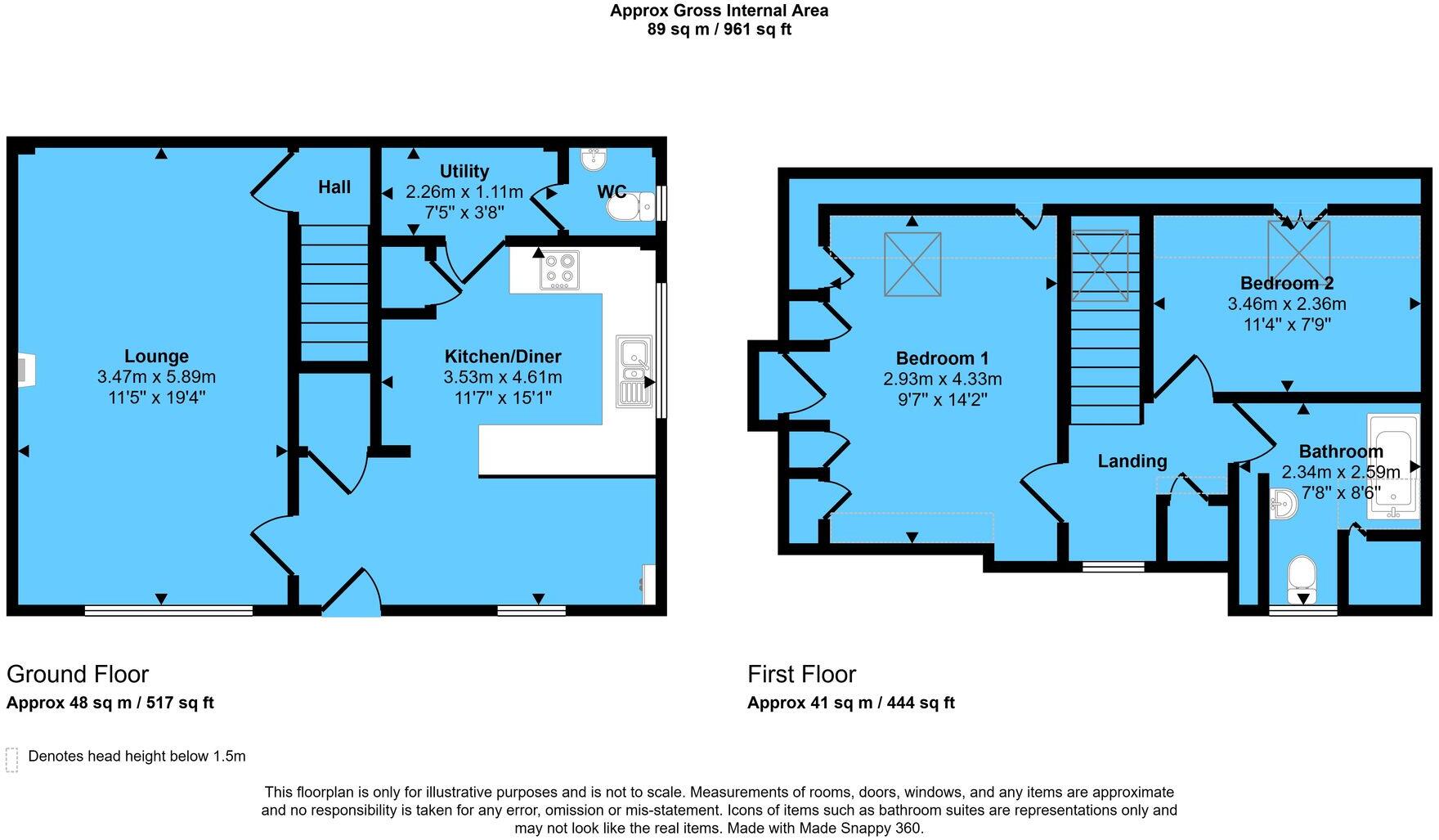 Mill Lane, Rowington, CV35 floorplan