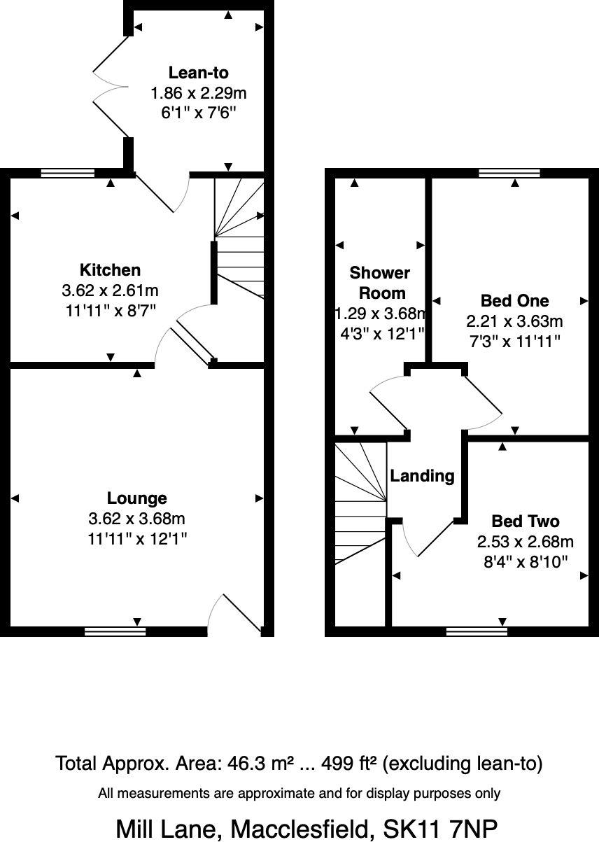 Mill Lane, Macclesfield, SK11 7NP floorplan