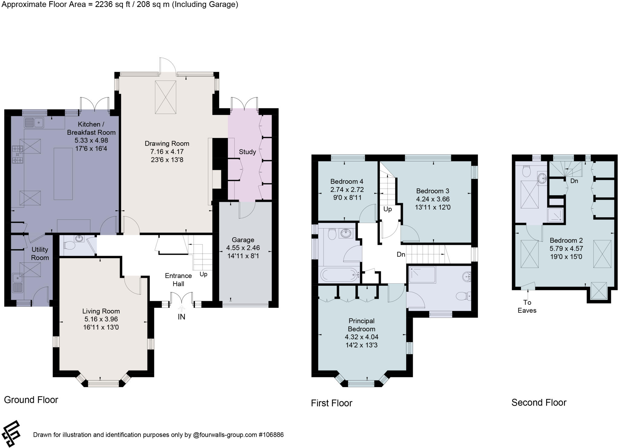 Ganghill, Guildford, Surrey, GU1 floorplan