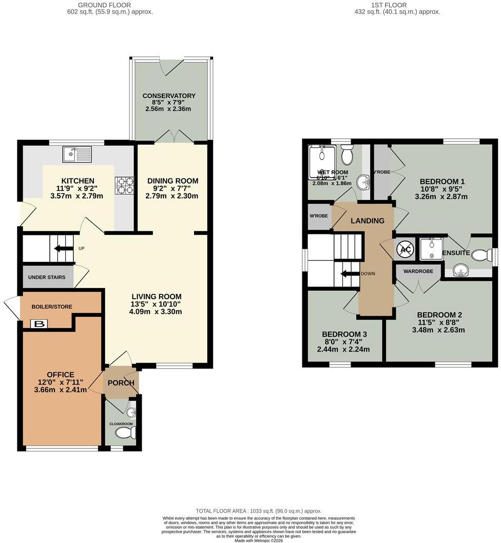 39, Macadam Gardens, Penrith floorplan