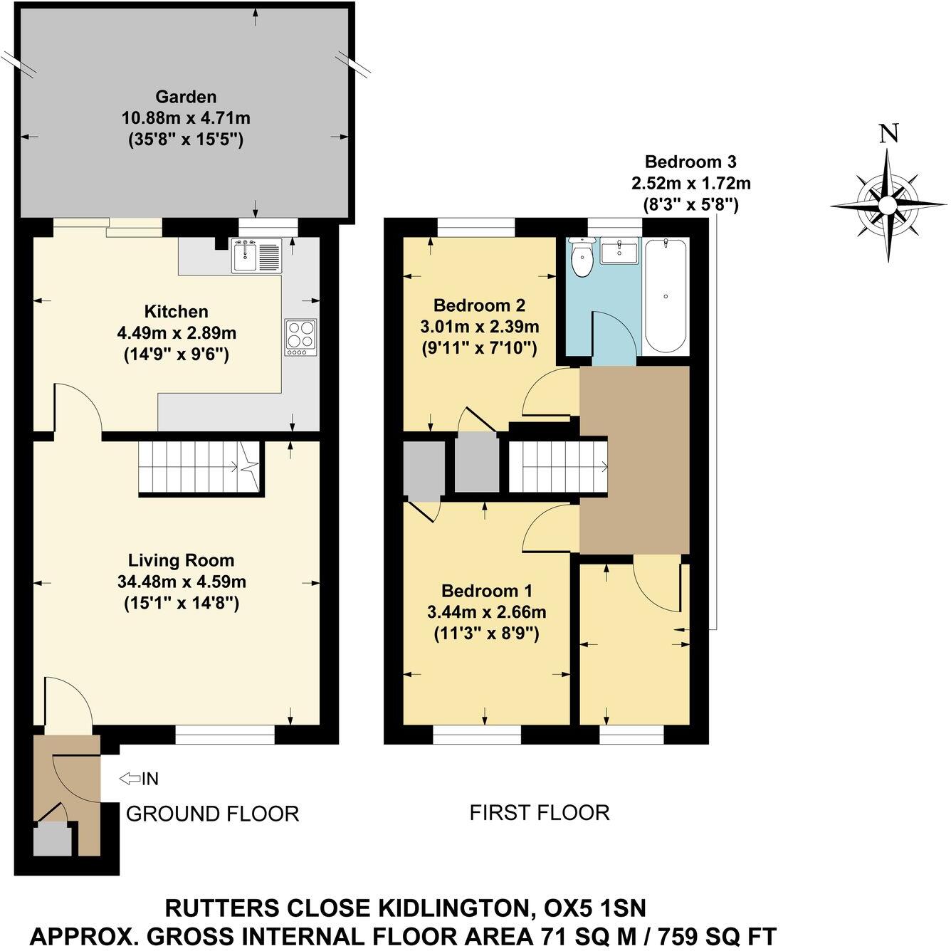 Rutters Close, Kidlington, OX5 floorplan