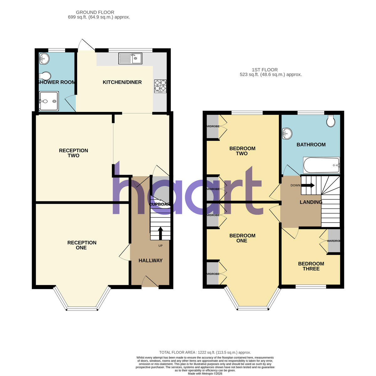 Grosvenor Road, Ilford floorplan