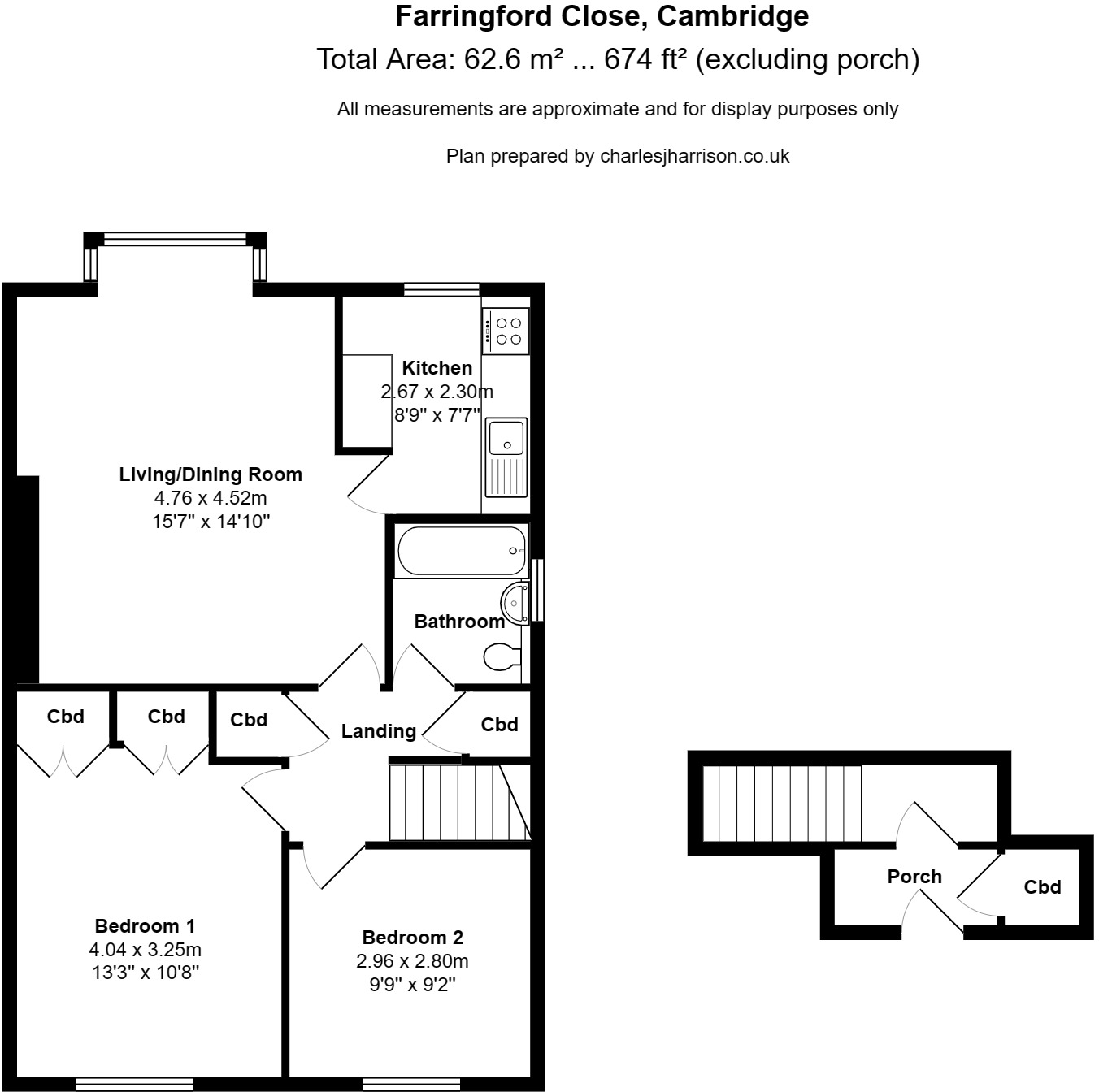Farringford Close floorplan