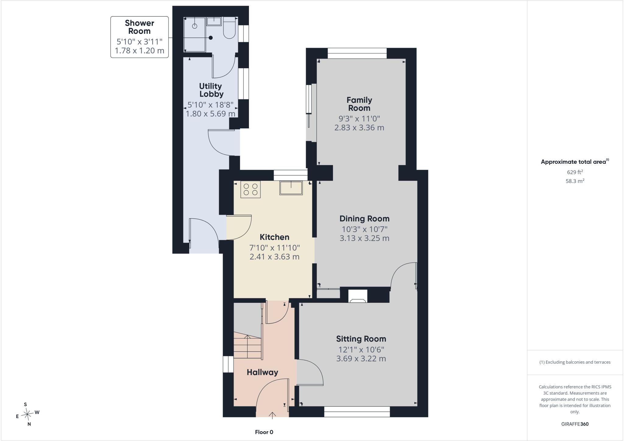 Orchard Avenue, Midsomer Norton, Radstock, Somerset, BA3 floorplan