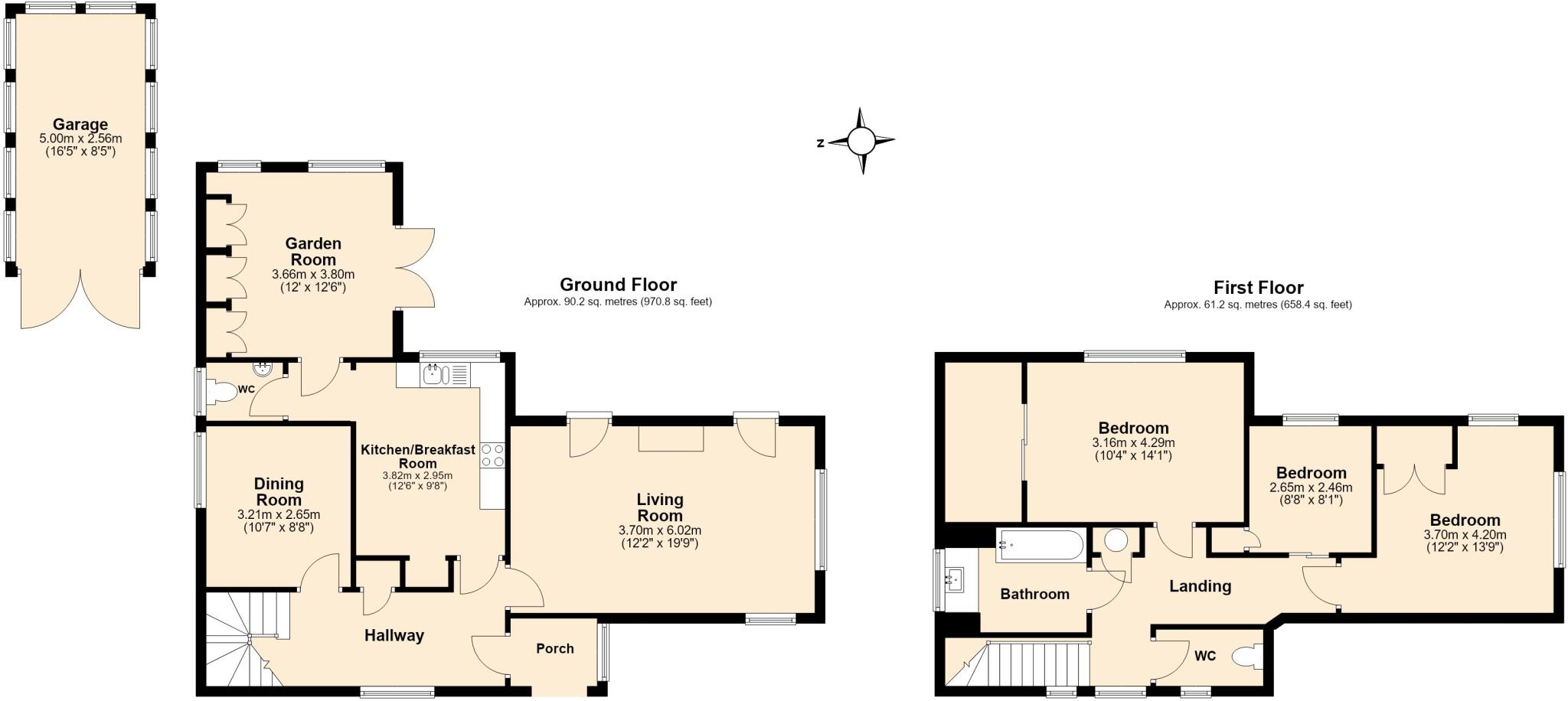 Ross-on-Wye, Generous Corner Plot floorplan