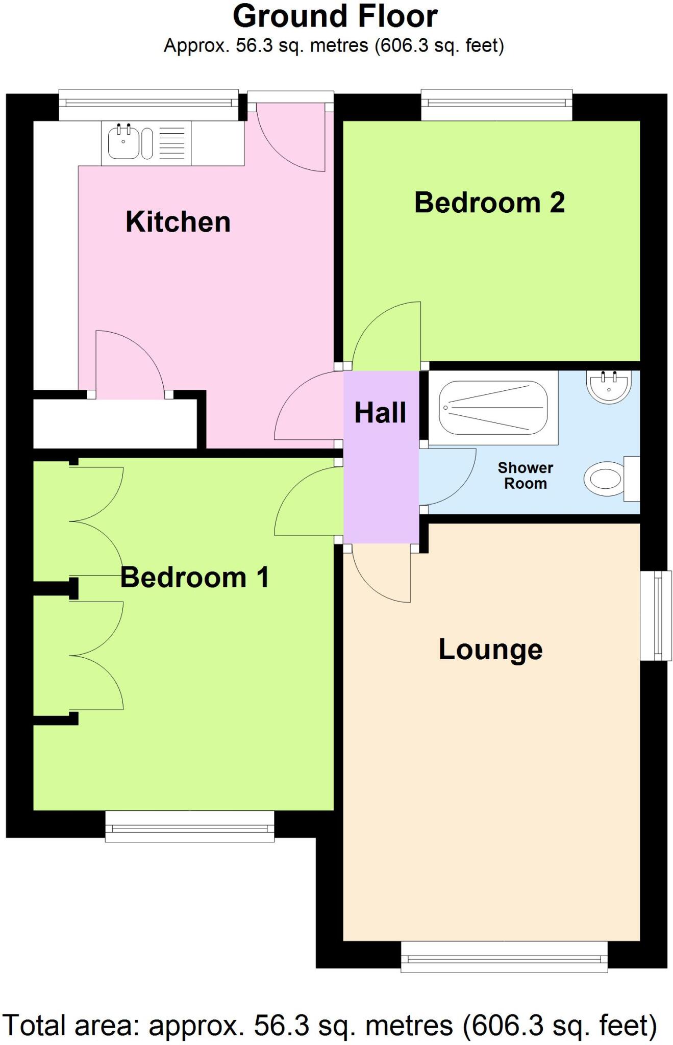 St. Albans Way, Wickersley, Rotherham, South Yorkshire, S66 floorplan