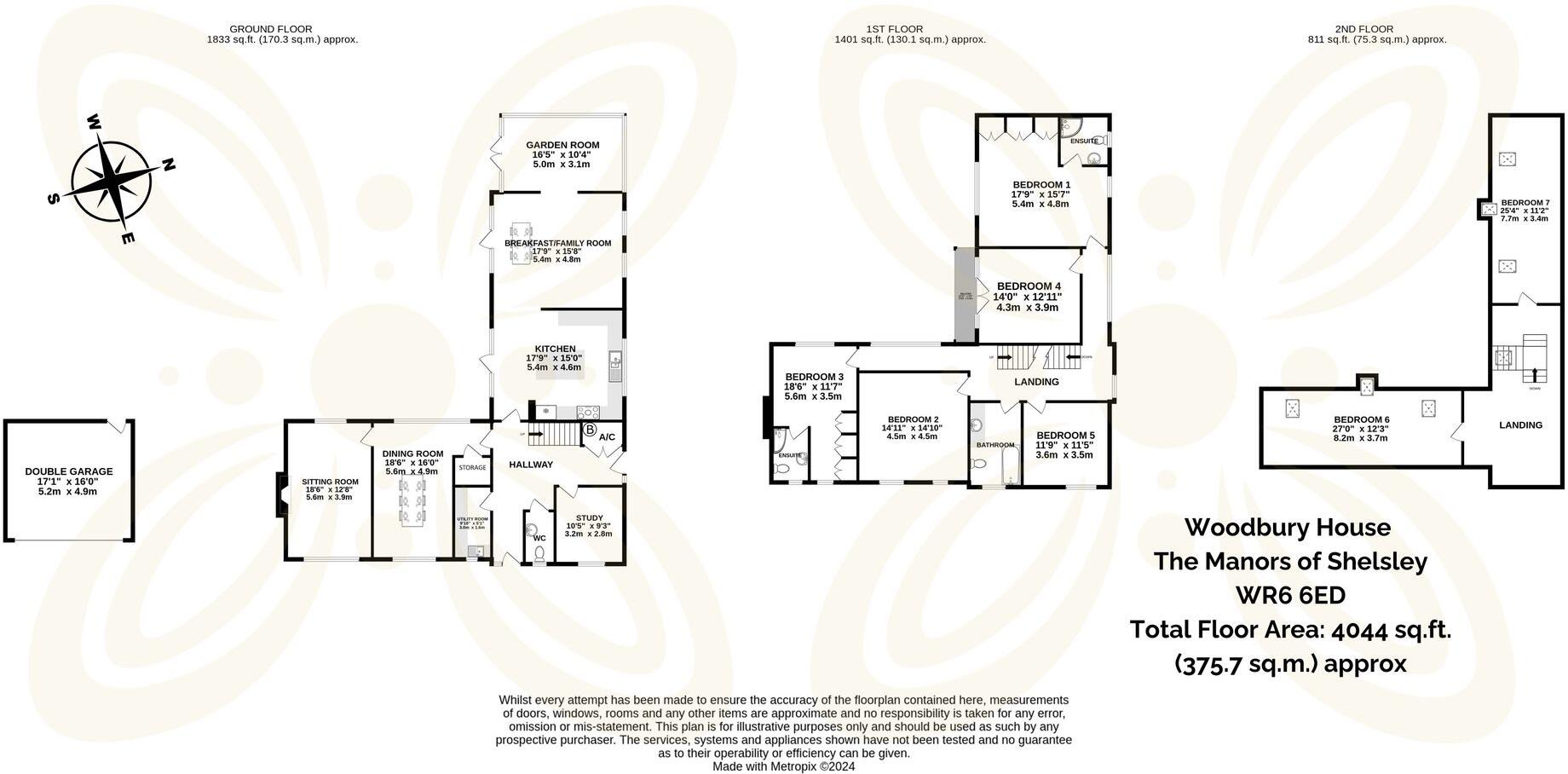 Clifton-On-Teme, Worcestershire, WR6 6ED floorplan