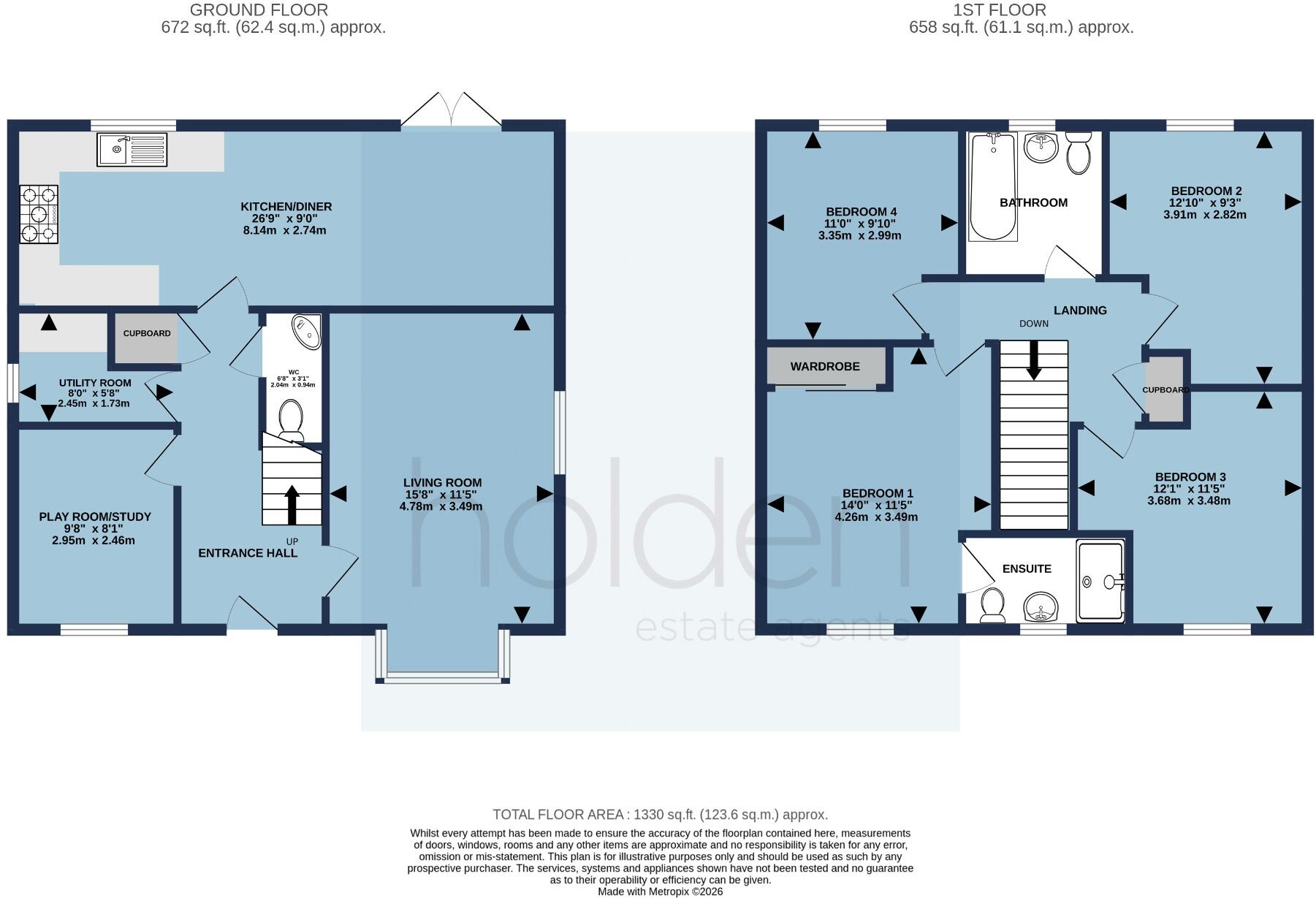 Carter Avenue, Maldon floorplan
