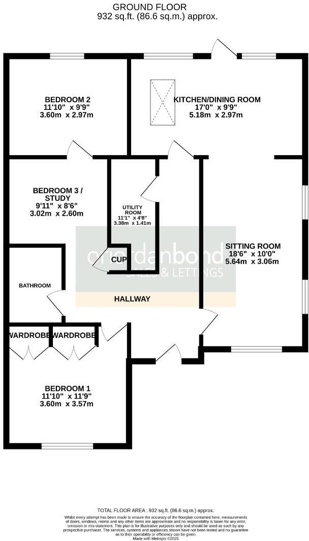 Rushmere Crescent, Rushmere, Northampton NN1 floorplan