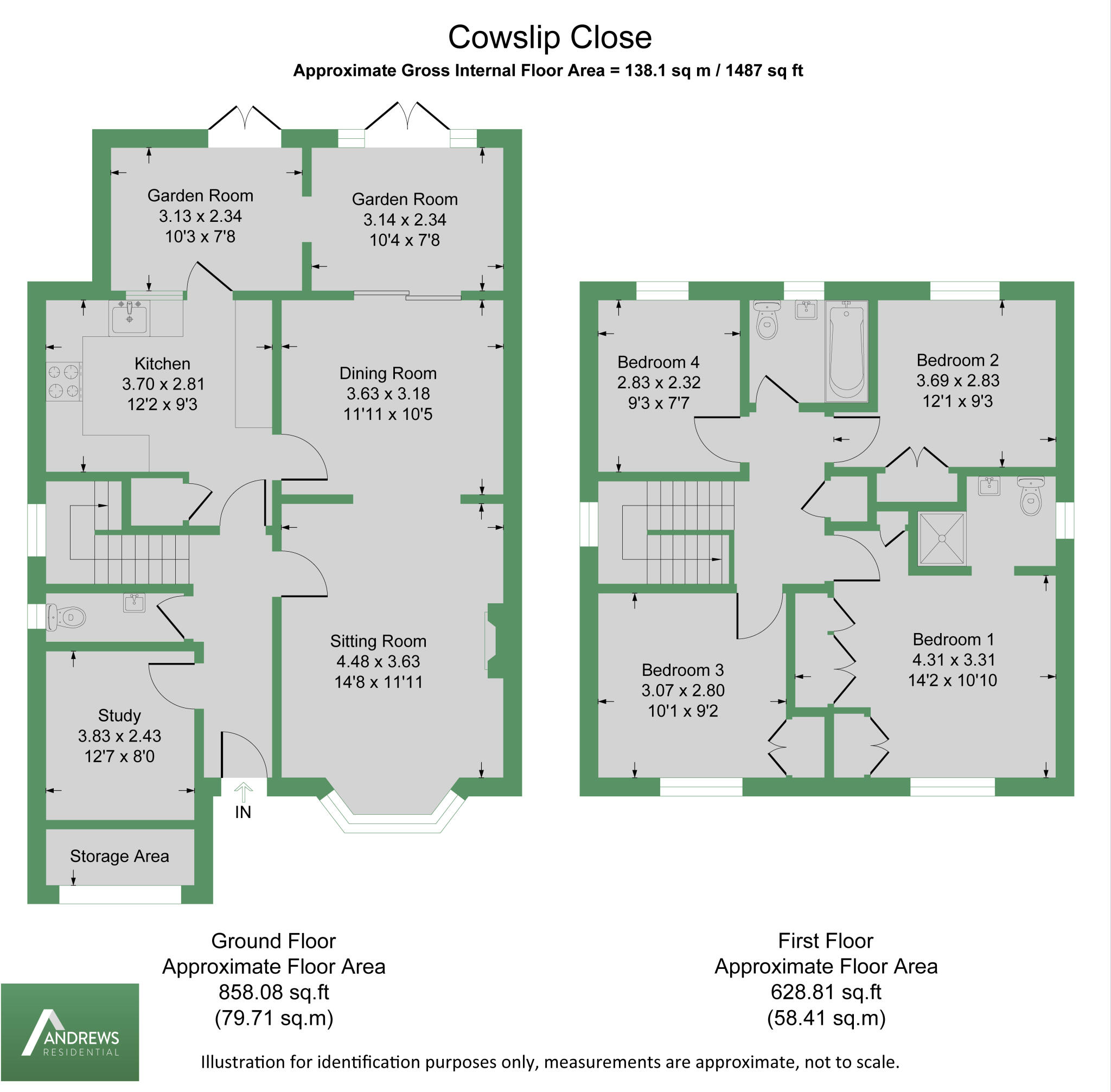 Cowslip Close, Hillingdon floorplan