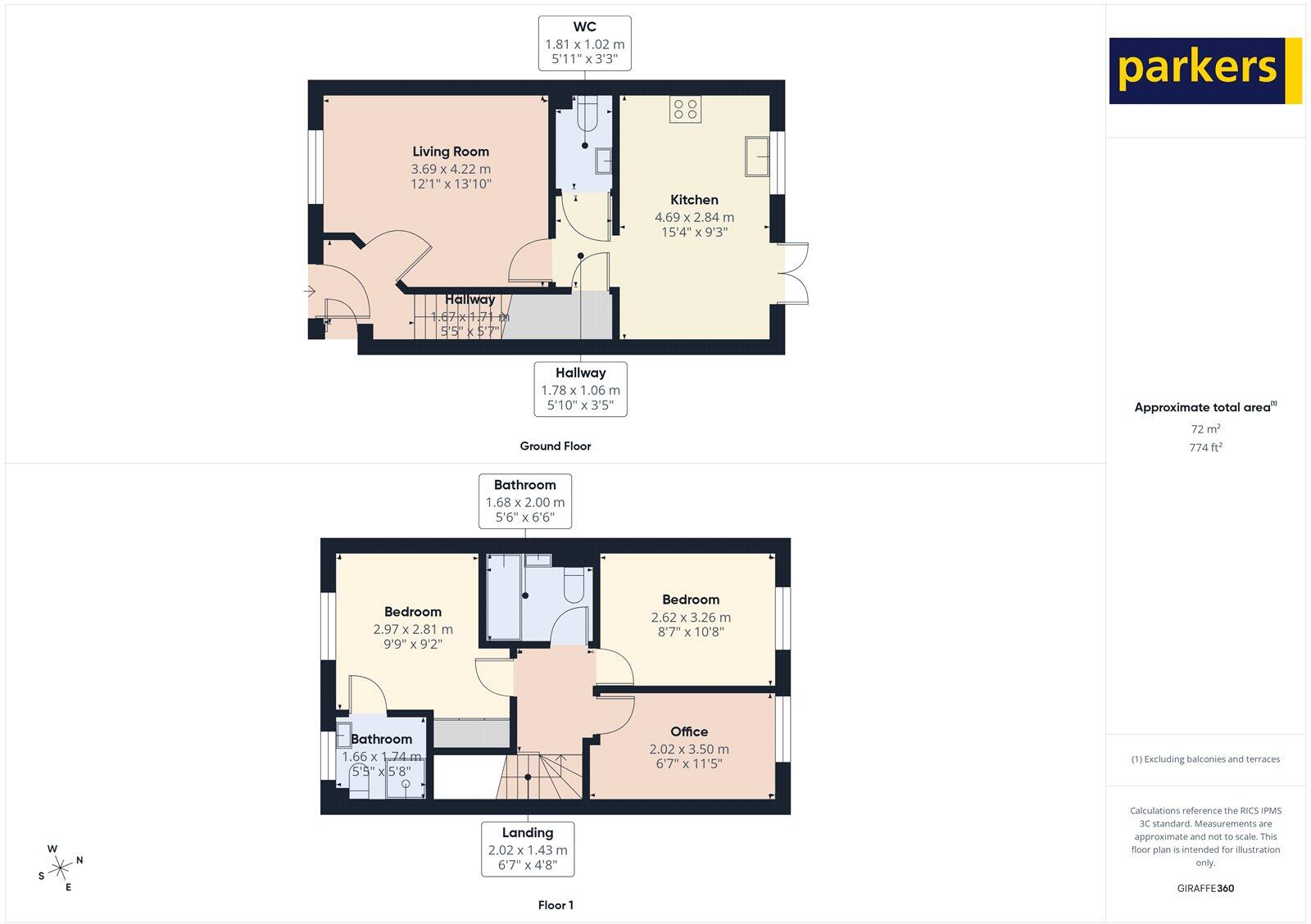 Berry Close, Eynsham, Witney, Oxfordshire, OX29 floorplan