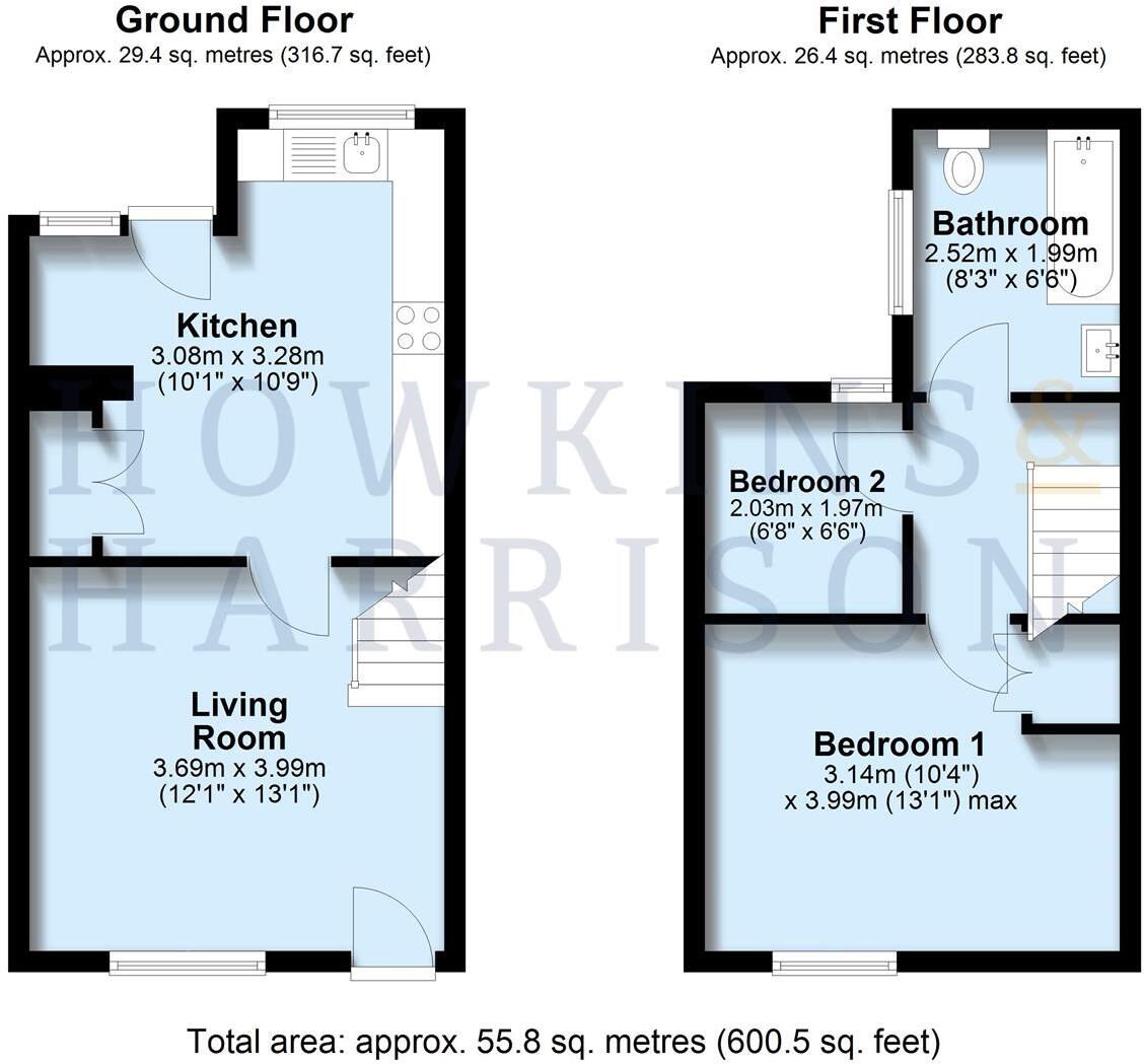 Blanchcroft, Melbourne, DE73 floorplan
