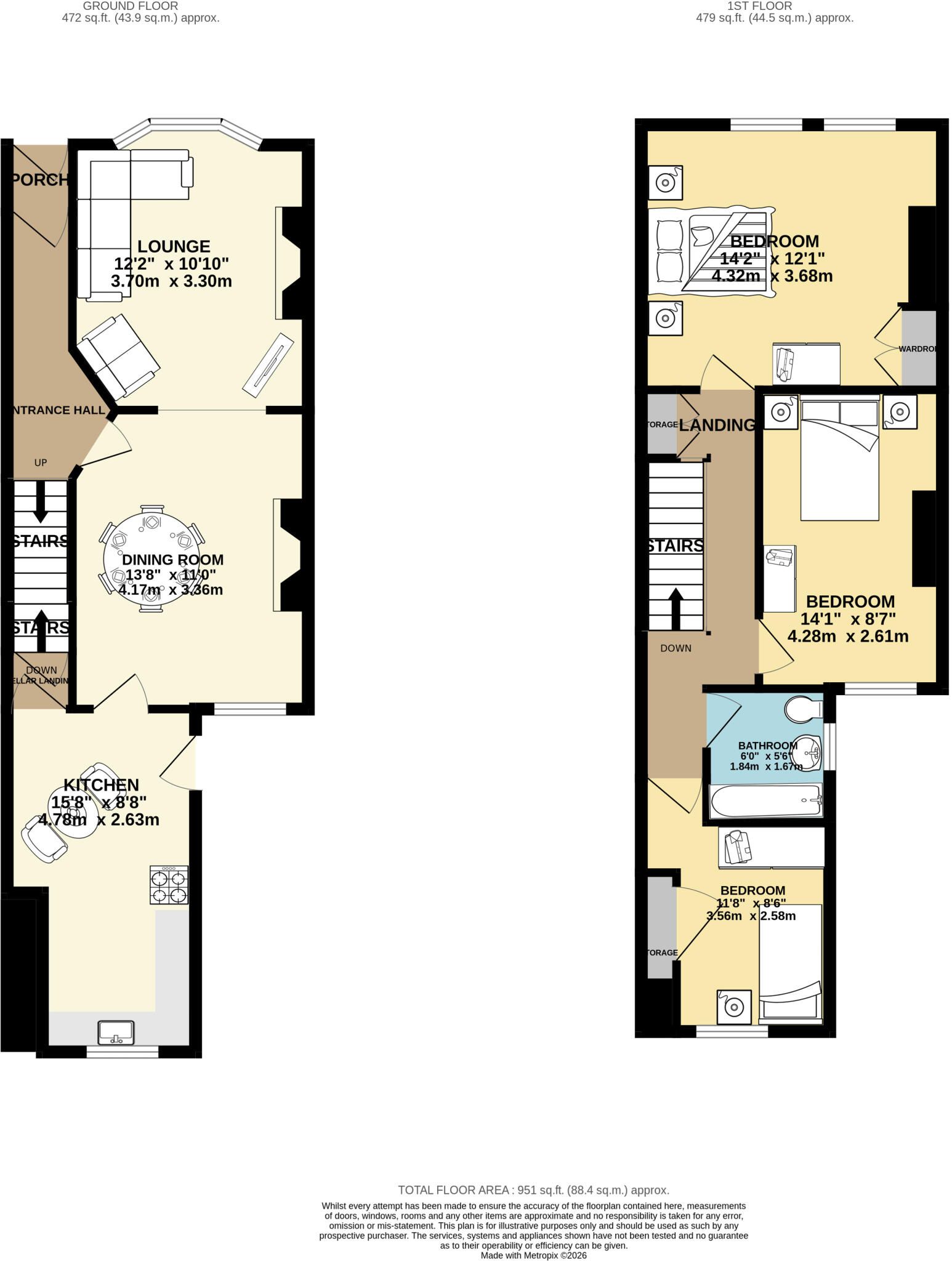 Wentworth Road, Wheatley, Doncaster floorplan