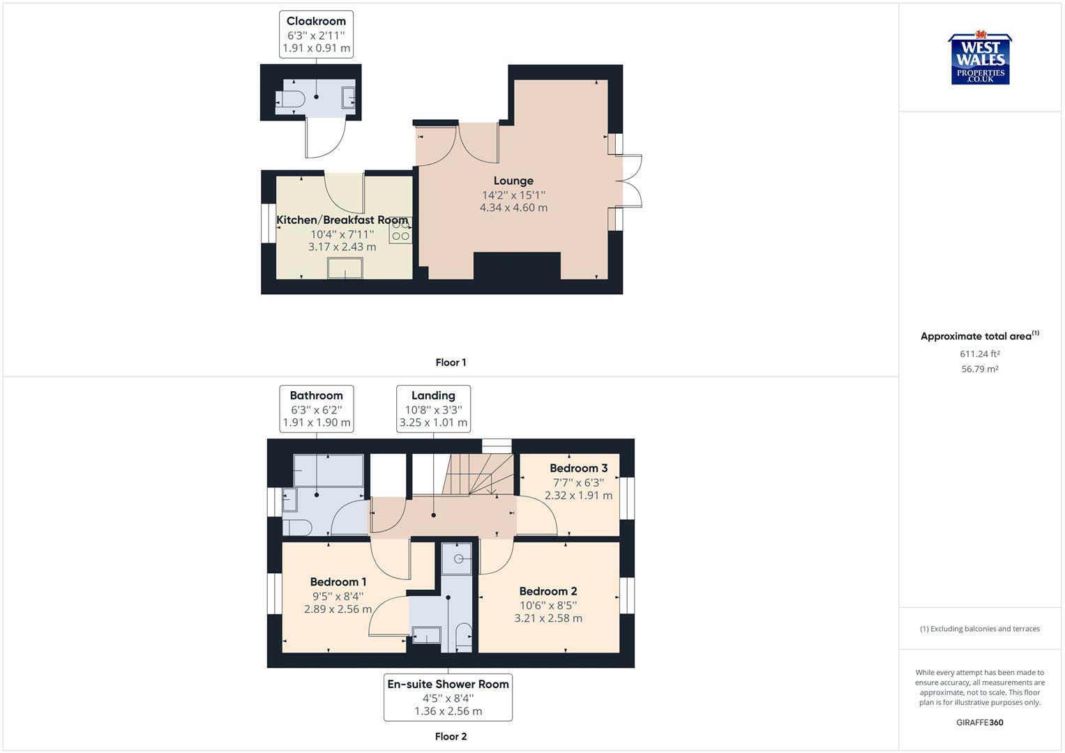 Stryd Bennett, Llanelli floorplan
