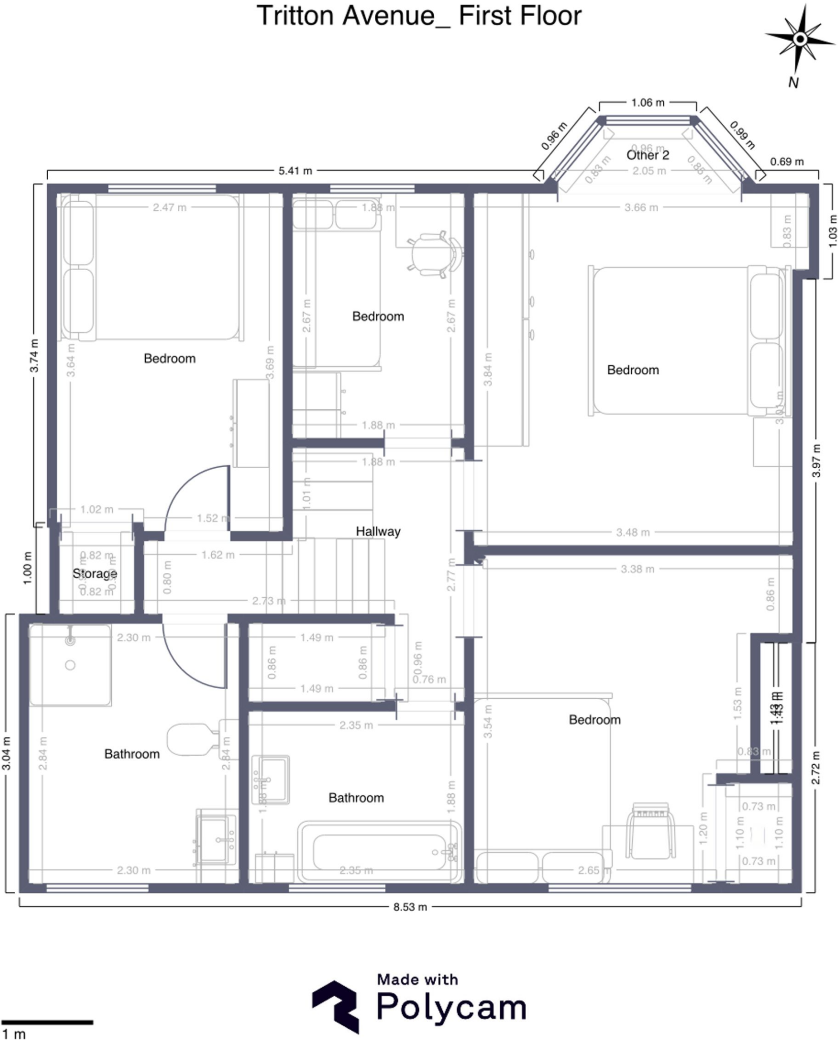 Tritton Avenue, Croydon, CR0 floorplan