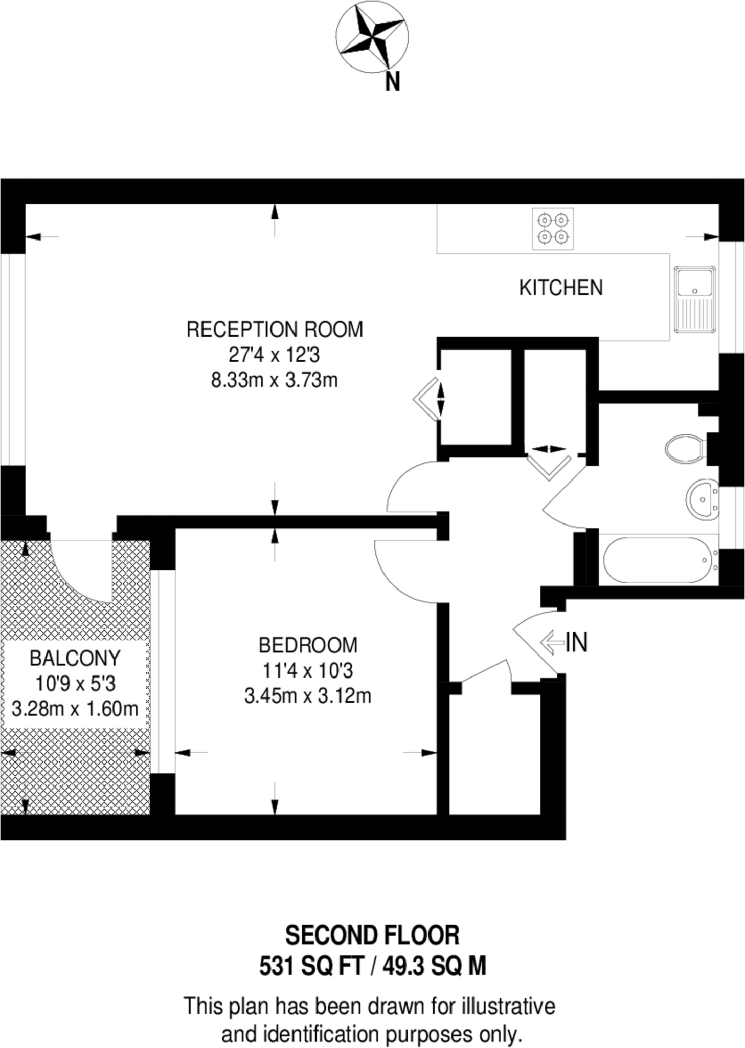 Spencer Road, Mitcham, CR4 floorplan