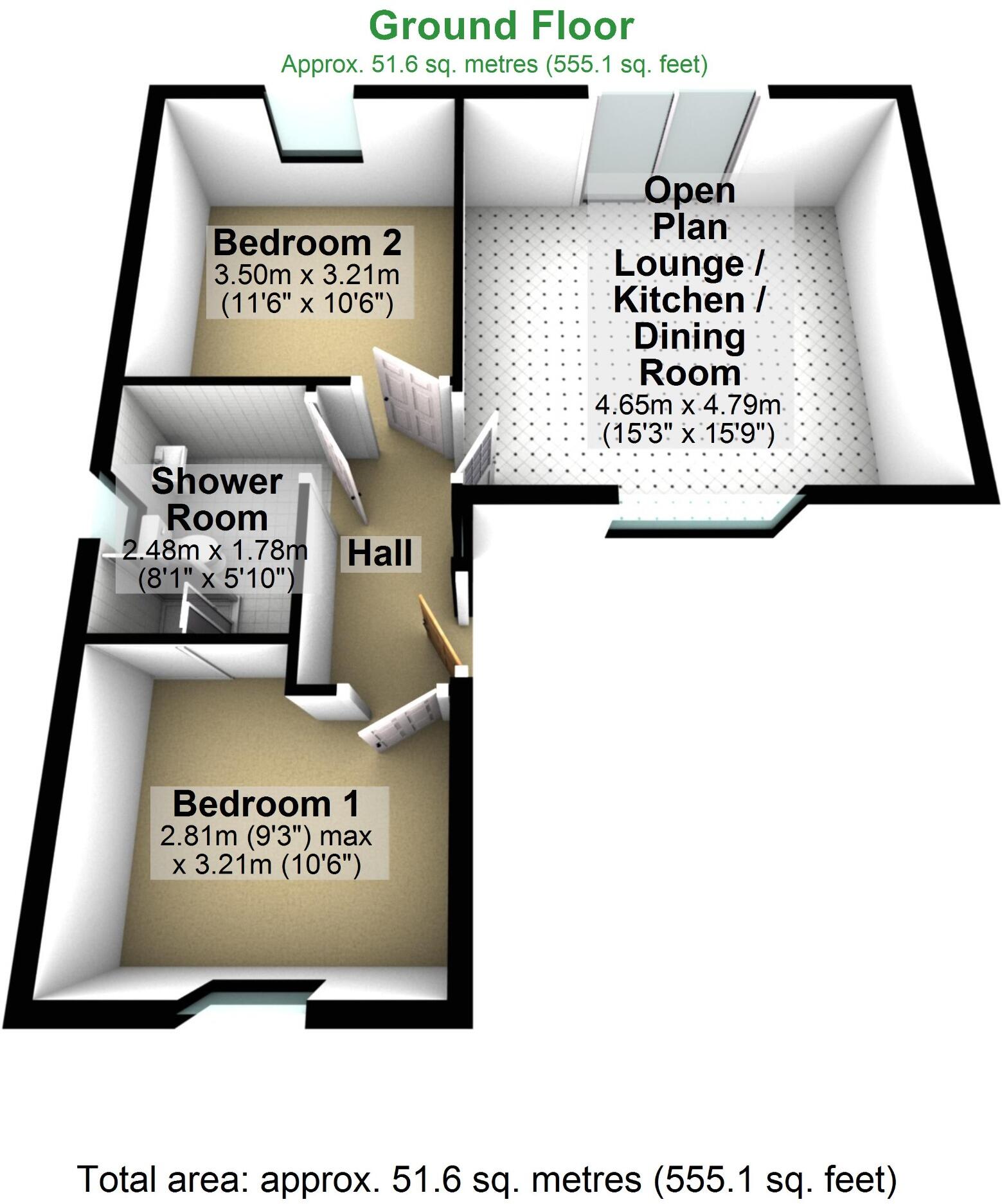 Market Place, Longridge, Preston, Lancs, PR3 floorplan