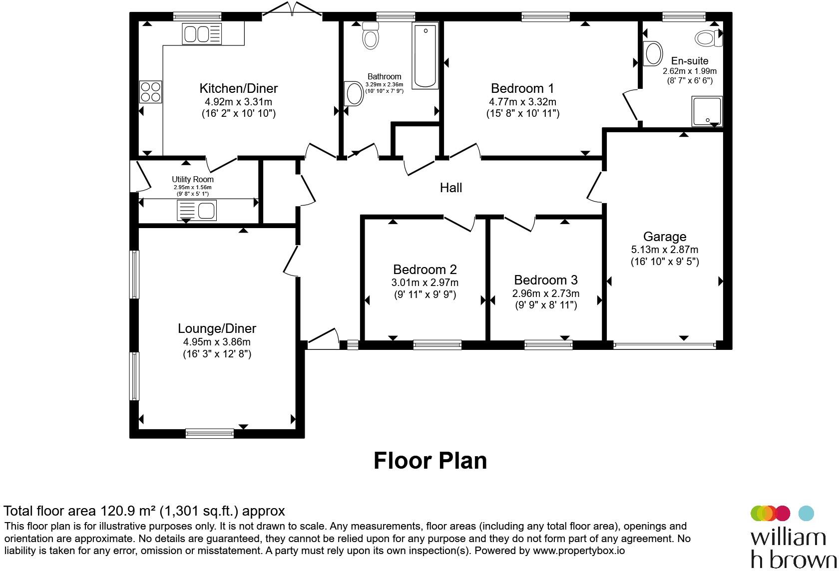 Yokine Gardens, Guyhirn, Wisbech floorplan