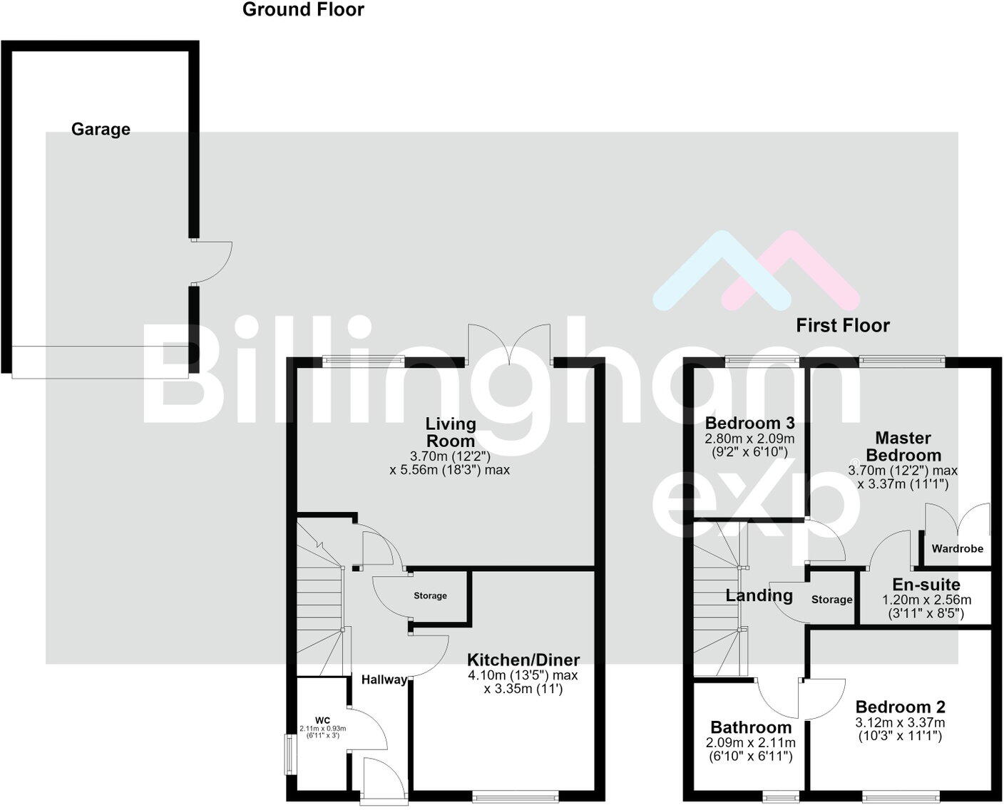 Cypress Croft, Apley, Telford TF1 6BB floorplan