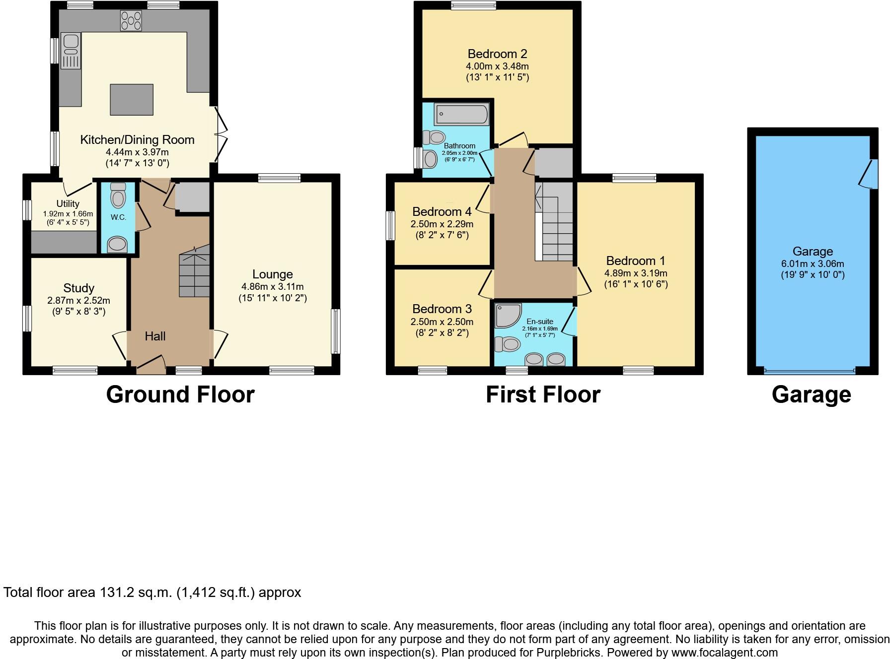 Glebe Close, Wrea Green, Preston, PR4 floorplan