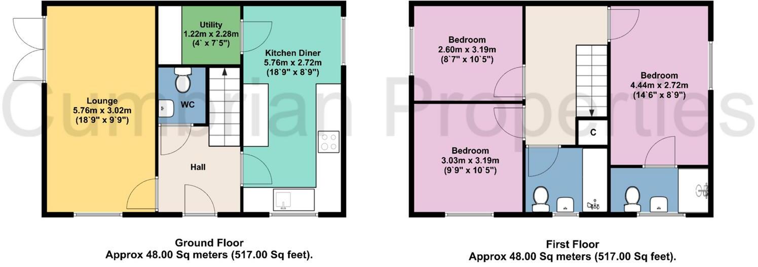 Heron Grove, Bongate Cross, Appleby-in-Westmorland floorplan
