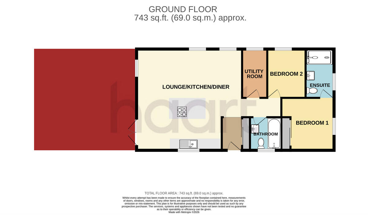 St Andrews, Tydd St Giles floorplan