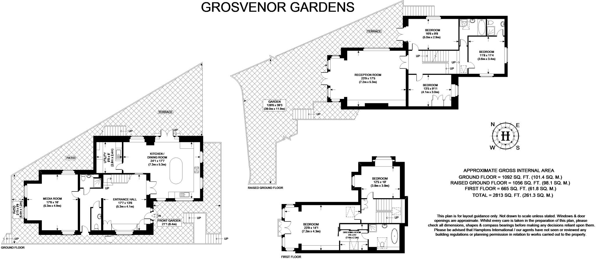 Grosvenor Gardens London N10 floorplan