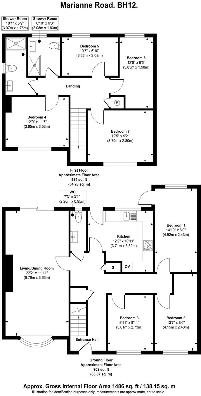 Marianne Road, Talbot Village, BH12 floorplan