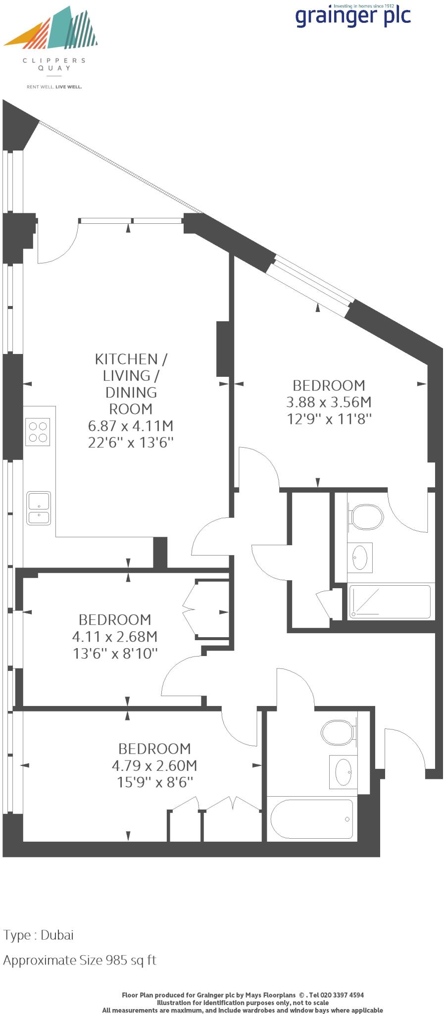 Clippers Quay, Salford Quay Salford M50 floorplan