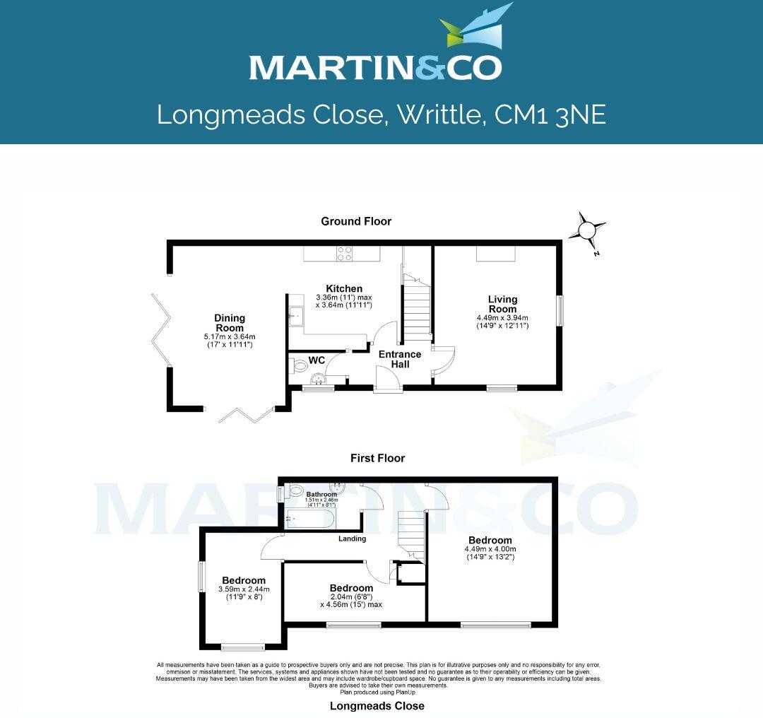 Longmeads Close, Writtle floorplan