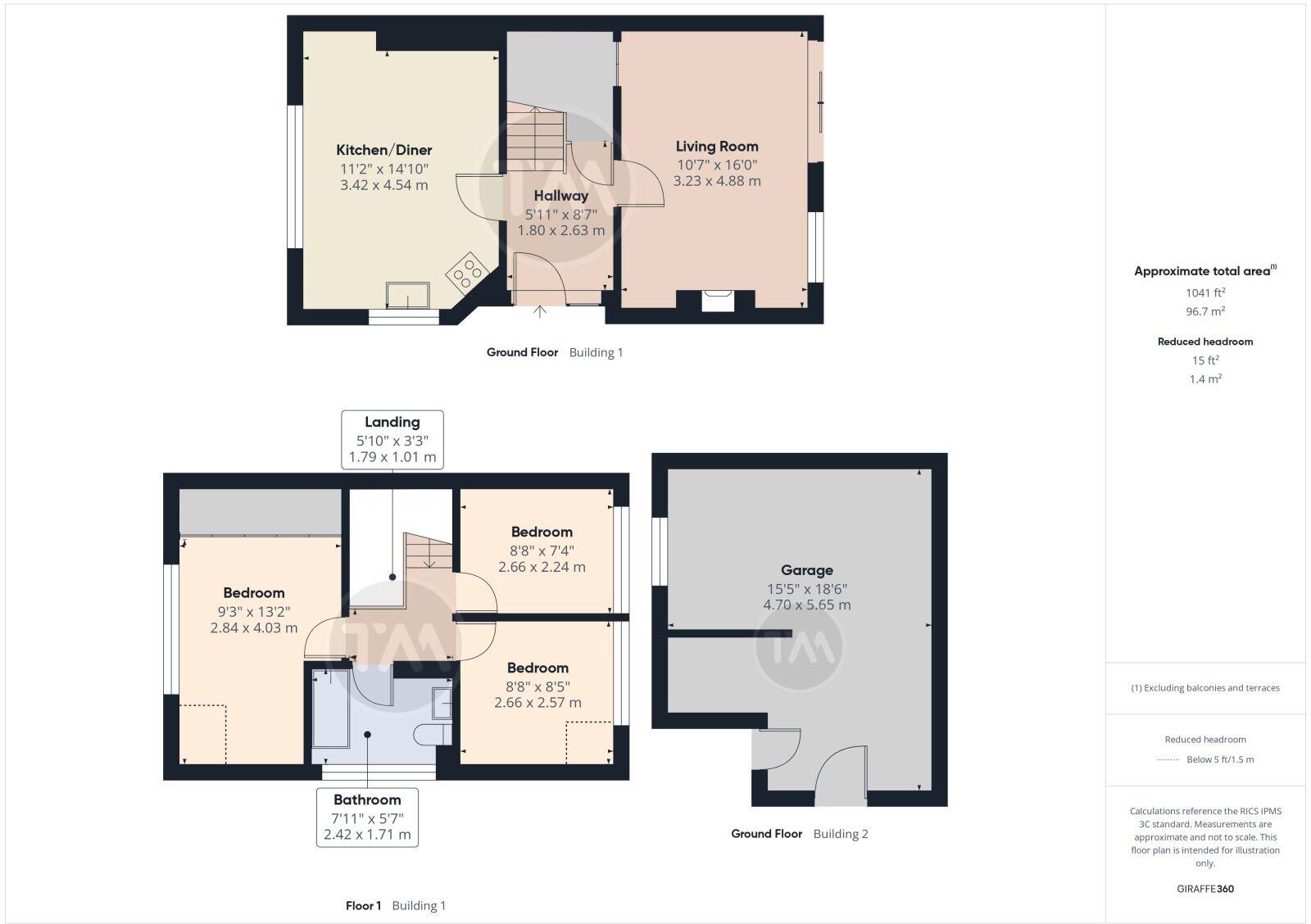 Hunters Way, Royston, Hertfordshire, SG8 floorplan