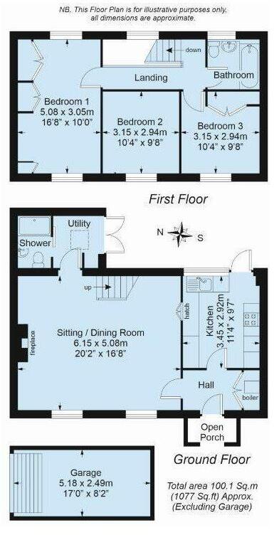 West Charleton, Kingsbridge, Devon floorplan