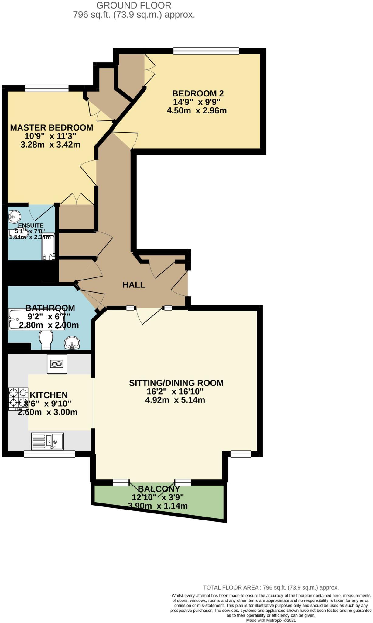 Priory Avenue, Taunton, TA1 floorplan