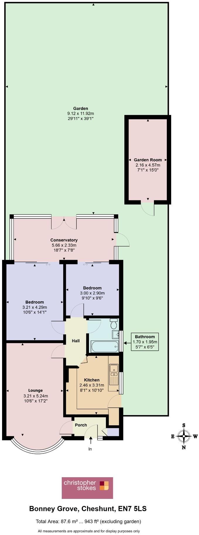 Bonney Grove, Goffs Oak, Waltham Cross, Hertfordshire, EN7 5LS floorplan