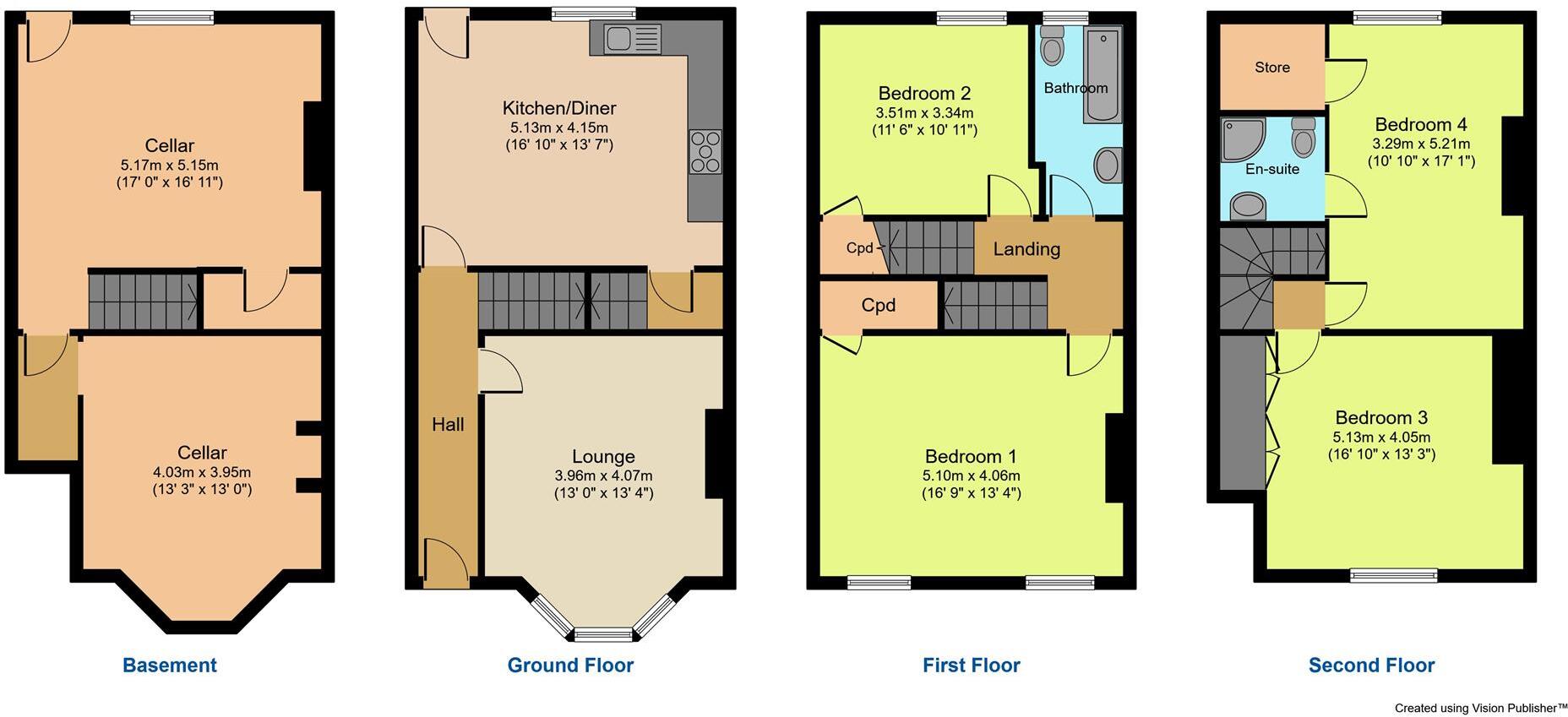Thornhill Place, Bradford, BD3 7NB floorplan