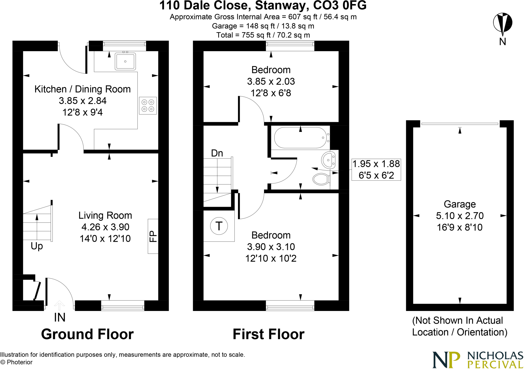 Dale Close, Stanway, Colchester floorplan