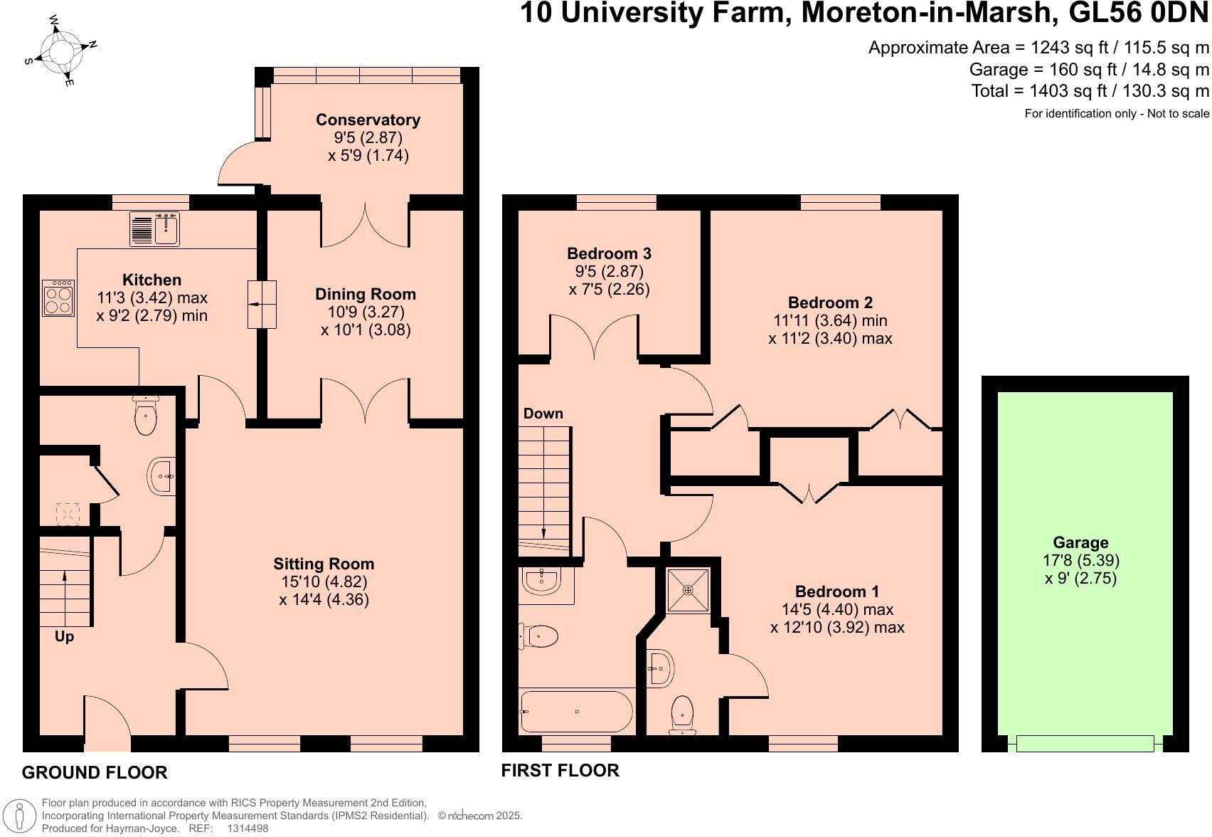 University Farm, Moreton-in-Marsh, Gloucestershire, GL56 floorplan